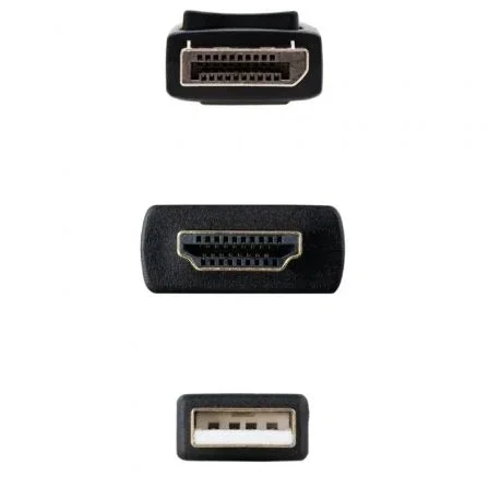 Nanocable Cable Conversor HDMI 2.0 a DisplayPort V1.2, 1.8 m, Negro Nanocable Cable Conversor HDMI 2.0 a DisplayPort V1.2, 1.8 m, Negro